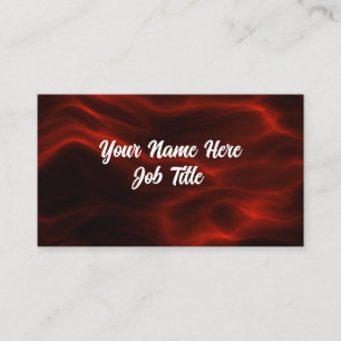 Tarjeta De Visita Red Wisps