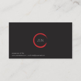 Tarjeta de visita Red Zen