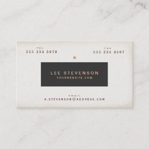 Tarjeta De Visita Redes en placa negra de edad avanzada de Guay