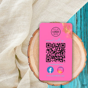 Tarjeta De Visita Redes Sociales Conéctate con Nosotros Código QR Ti
