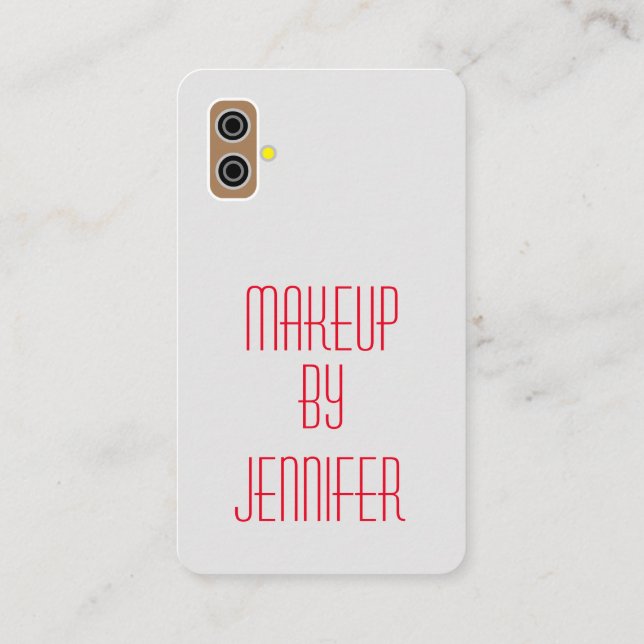 Tarjeta De Visita Redes sociales escaneables Redes fotográficas Códi (Reverso)