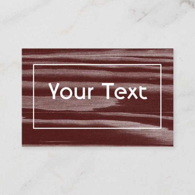 Tarjeta De Visita Redwood Visitenkarte (Anverso)