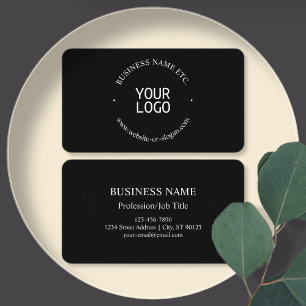 Tarjeta De Visita Reemplazo de logotipo fácil y texto personalizable