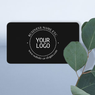 Tarjeta De Visita Reemplazo de logotipo fácil y texto personalizable