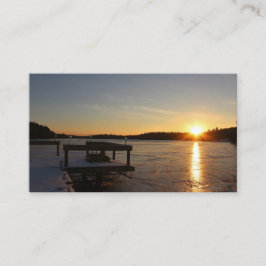 Tarjeta De Visita Reflexión congelada