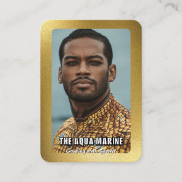 Tarjeta De Visita Reflexiones Cosplay Gold