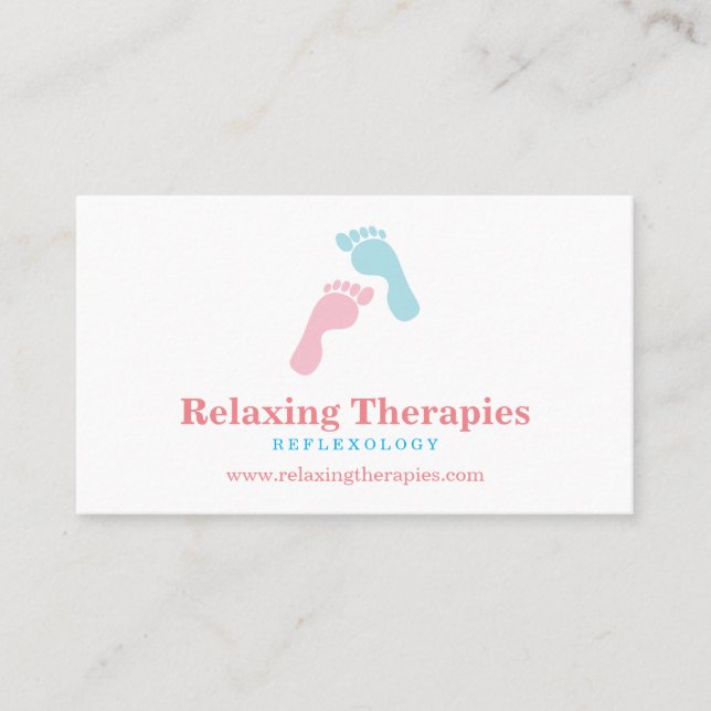 Tarjeta De Visita Reflexología (Anverso)