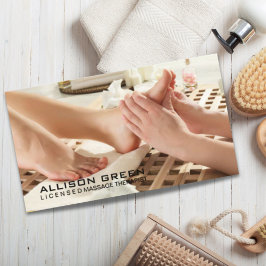 Tarjeta De Visita Reflexología Acupresión Foot Masajista