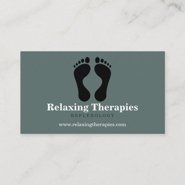 Tarjeta De Visita Reflexology (Anverso)