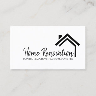 Tarjeta De Visita Reforma de Casa Remodelación Construcción