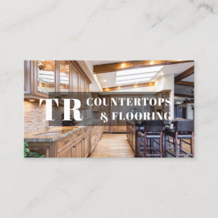 Tarjeta De Visita Reforma de encimeras y suelos Construcción