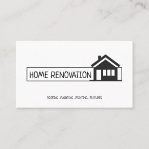 Tarjeta De Visita Reforma de Hogar Casa Remodelación Construcción
