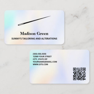 Tarjeta De Visita Reformas de Costurera QR