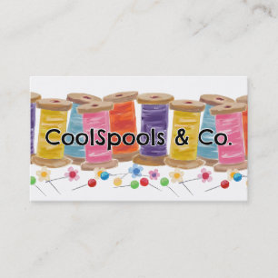 Tarjeta De Visita Refrigerador de costura cuchara de hilos de soldad