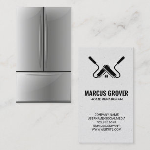 Tarjeta De Visita Refrigerador   Empresa de servicios de reparación 