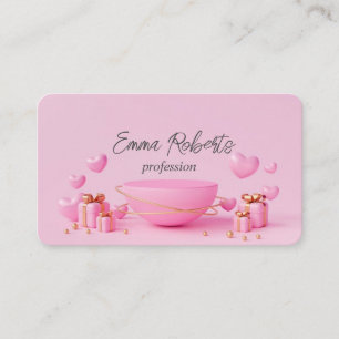 Tarjeta De Visita Regalo de aniversario de cumpleaños Globos de oro 