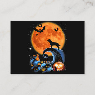 Tarjeta De Visita regalo de disfraces de halloween de calabaza para