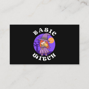 Tarjeta De Visita Regalo de Halloween Bruja básica