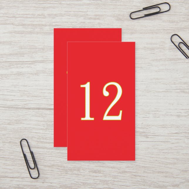 Tarjeta De Visita regalo gracioso para todos los fans jugador número (Anverso/Reverso In Situ)