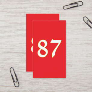 Tarjeta De Visita regalo gracioso para todos los fans jugador número