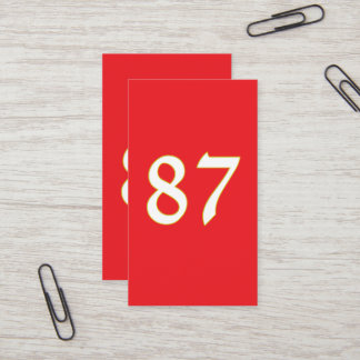 Tarjeta De Visita regalo gracioso para todos los fans jugador número