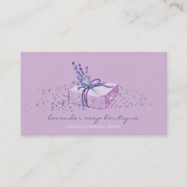 Tarjeta De Visita Regalo para fabricante de jabón de lavanda