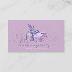 Tarjeta De Visita Regalo para fabricante de jabón de lavanda