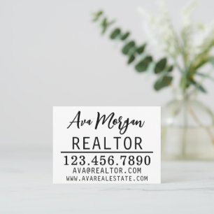 Tarjeta De Visita Regalo personalizado para agentes inmobiliarios