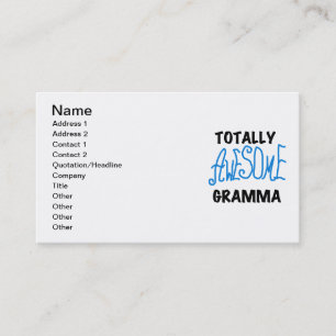 Tarjeta De Visita Regalos azules totalmente impresionantes de las