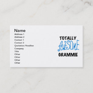 Tarjeta De Visita Regalos azules totalmente impresionantes de las