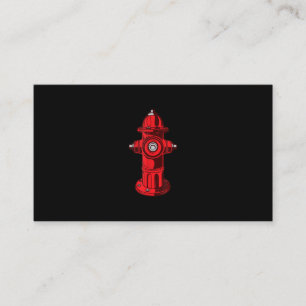 Tarjeta De Visita Regalos de trabajo de bomberos de hidrantes de inc