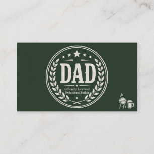 Tarjeta De Visita Regalos divertidos para el Día del Padre para homb