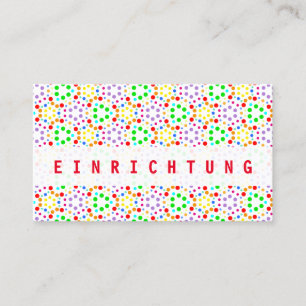 Tarjeta De Visita Regenbogen Visitenkarten