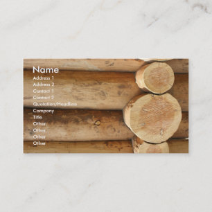 Tarjeta De Visita Registros del árbol