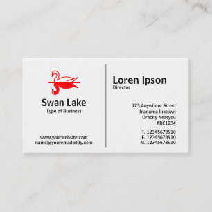 Tarjeta De Visita Regla media - Swan