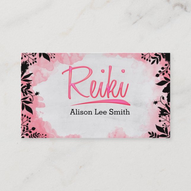 Tarjeta De Visita Reiki (Anverso)