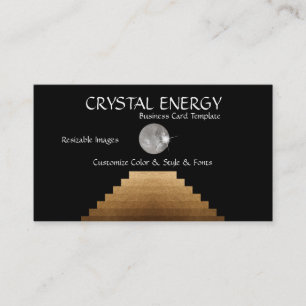 Tarjeta de visita Reiki and Stairs Energy Crystal
