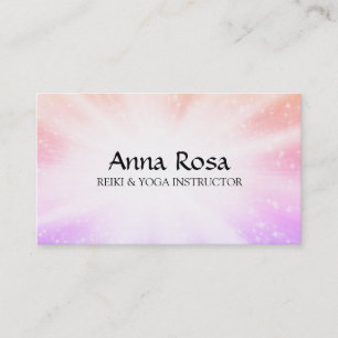 Tarjeta De Visita *~* Reiki: arrecifes de energía curan ráfagas de v