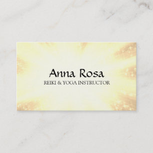 Tarjeta De Visita *~* Reiki Healer Rays Sparkles de curación de ene
