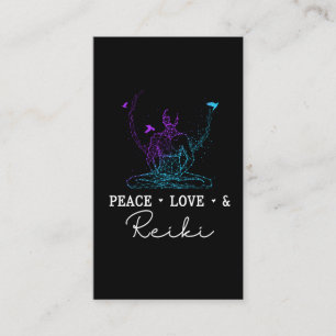 Tarjeta De Visita Reiki Love Chakra Meditación espiritual