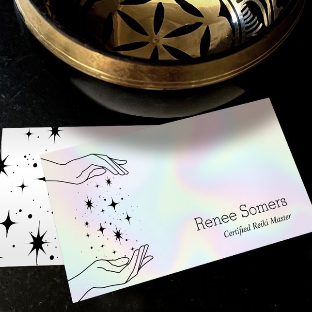 Tarjeta De Visita Reiki Master Chakra Energy Healer (Subido por el creador)