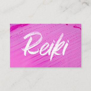 Tarjeta De Visita *~* Reiki Master Reiki Practición Sanación de En