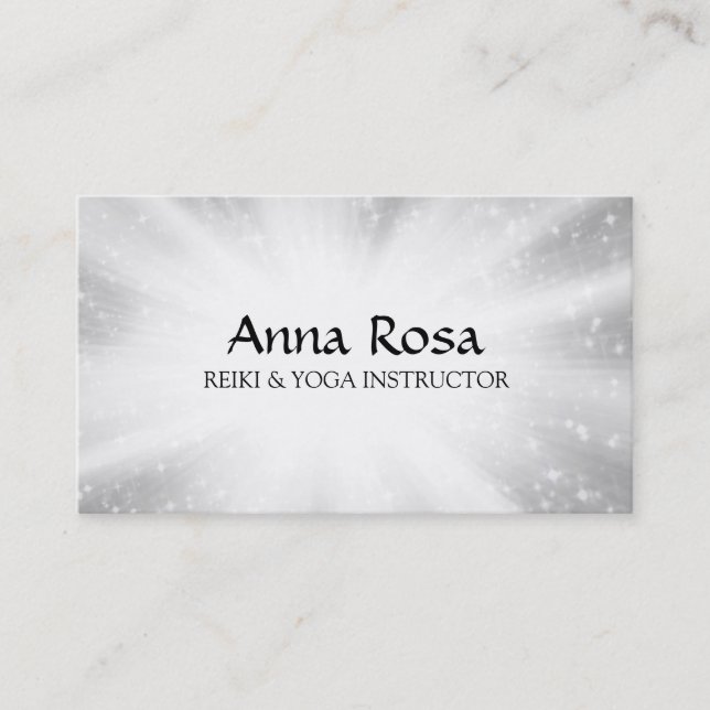Tarjeta De Visita *~* Reiki Rays Sonda de curación de energía (Anverso)