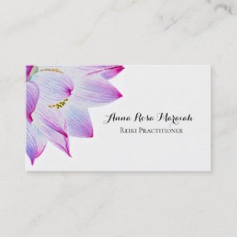 Tarjeta De Visita *~* Reiki Yoga Energy Healer Luz Lleno Lotus