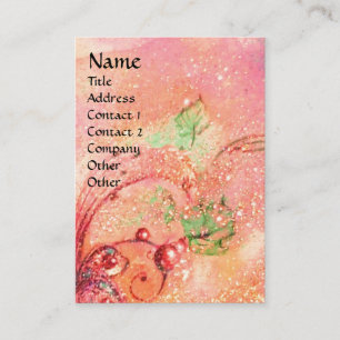 Tarjeta De Visita REINA DE ARCADIA, PLANTA MAGIA DE MOSTRADOR, verde