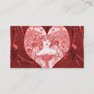 Tarjeta De Visita Reina de corazones