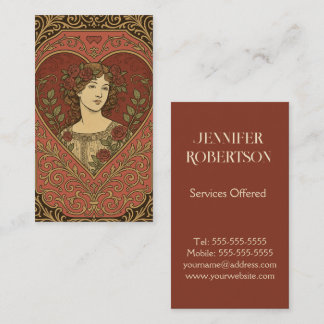 Tarjeta De Visita Reina de Corazones