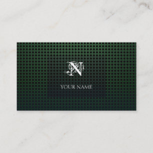 Tarjeta De Visita Rejilla verde