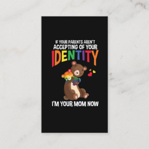 Tarjeta De Visita Relación de la abrazadera del oso de mamá Color 