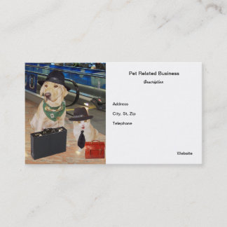 Tarjeta de visita relacionada del mascota